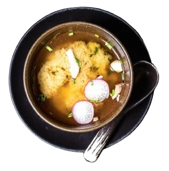 Asian Miso-Suppe mit Lachs